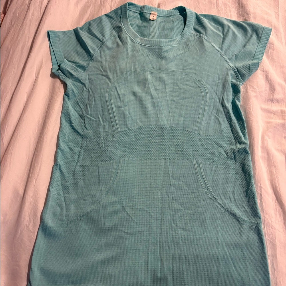 Lululemon Athletica Aqua Blue Top